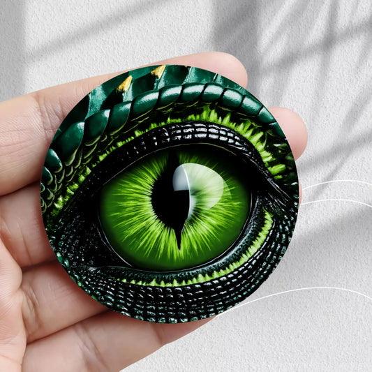 1pc/3pcs Dragon Eye Fridge Magnet - Vivid 2D Flat Decor for Refrigerator, Home & Office - Ideal Gift for Family & Friends, 2D Flat,sohochic