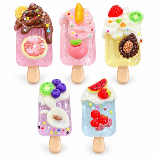 Cute Ice Cream Lollipop Refrigerator Magnets Set, Kitchen Decor, Office Organization, Cabinet Door Decoration, Home Workplace Fridge Magnet, Refrigerator Decorating Magnet, Refrigerator Magnets Decorative, Cute Magnets For Fridge