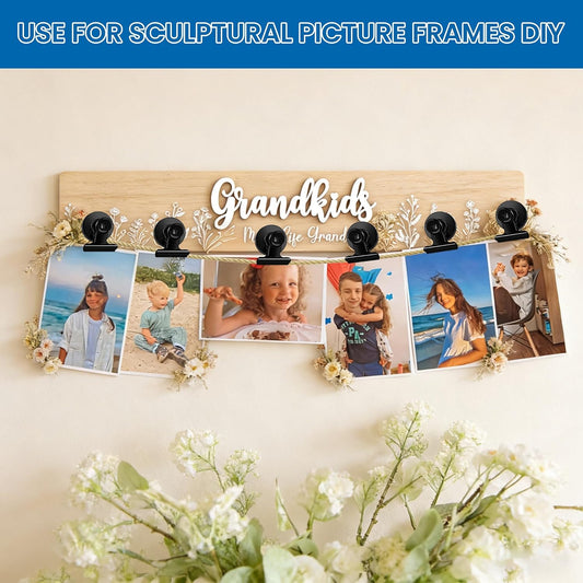 DIYMAG Magnetic Clips,20pack Fridge Refrigerator Magnets for Photos Holders