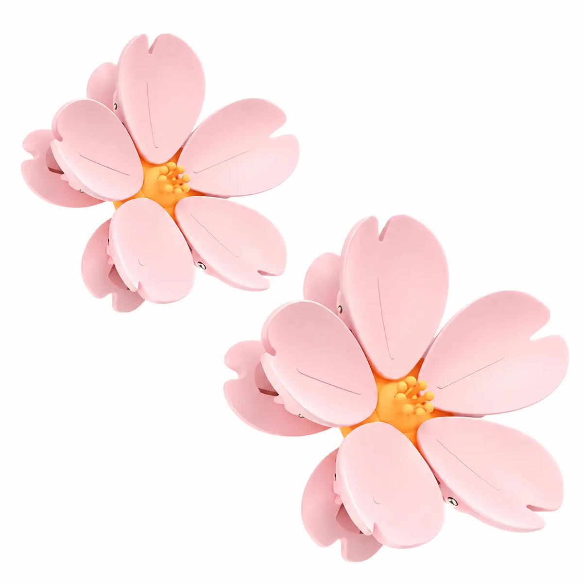 Cherry Blossom Magnetic Fridge Clips, Cute Flower Refrigerator Magnets & Snack Bag Sealing Clips, Reusable Kitchen Food Storage Clips for Home, Office & Fridge Decor