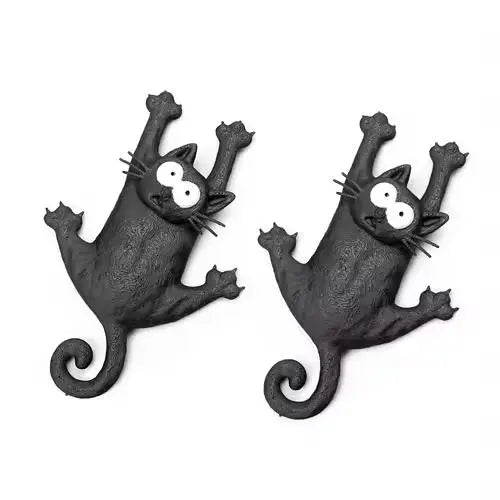 Funny Hanging Cat Refrigerator Magnet, Cute Magnetic Fridge Decor, Kitchen Gift, cat fridge magnet, hanging cat magnet, funny fridge magnet, cute kitchen decor, magnetic cat ornament, cat lover gift, novelty fridge magnet, refrigerator magnet for kitchen
