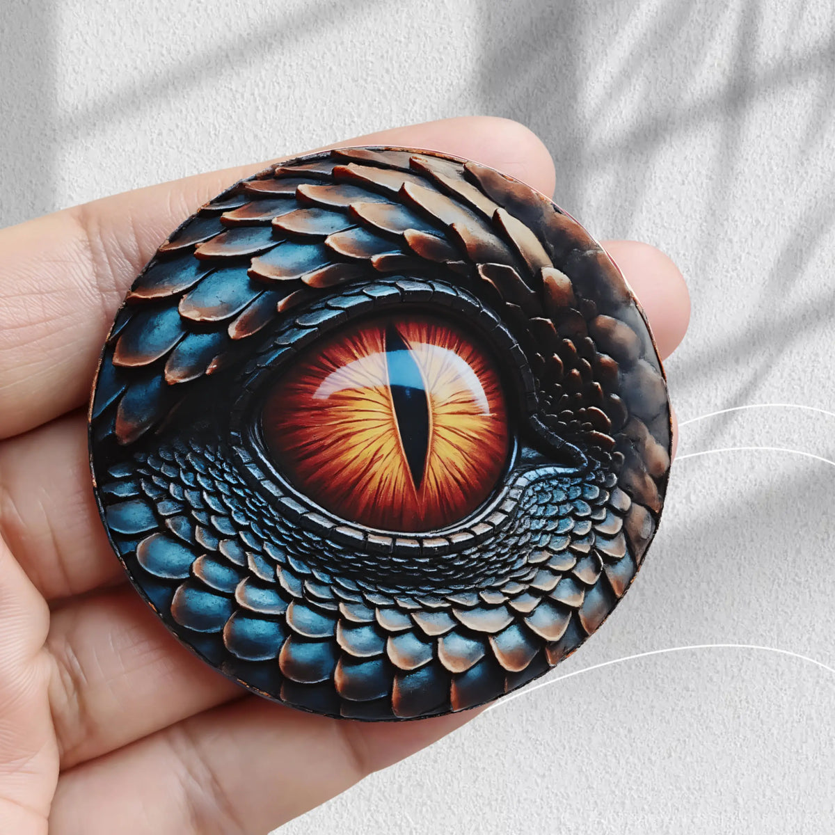 1pc/3pcs Dragon Eye Fridge Magnet - Vivid 2D Flat Decor for Refrigerator, Home & Office - Ideal Gift for Family & Friends, 2D Flat,sohochic