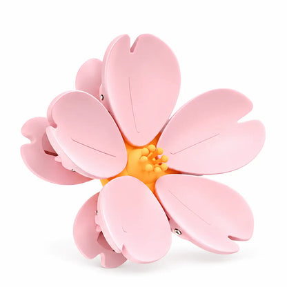 Cherry Blossom Magnetic Fridge Clips, Cute Flower Refrigerator Magnets & Snack Bag Sealing Clips, Reusable Kitchen Food Storage Clips for Home, Office & Fridge Decor