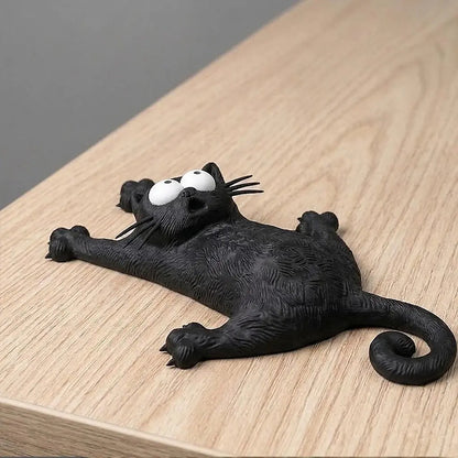 Funny Hanging Cat Refrigerator Magnet, Cute Magnetic Fridge Decor, Kitchen Gift, cat fridge magnet, hanging cat magnet, funny fridge magnet, cute kitchen decor, magnetic cat ornament, cat lover gift, novelty fridge magnet, refrigerator magnet for kitchen