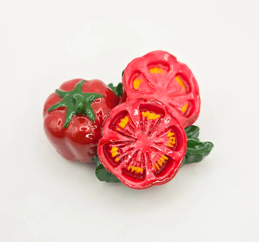 3D Fruit Fridge Magnet Set - Farm Fresh Magnets - Kitchen Decor Colorful Magnet - 16 pcs Fruit & Vegetable Refrigerator Magnets