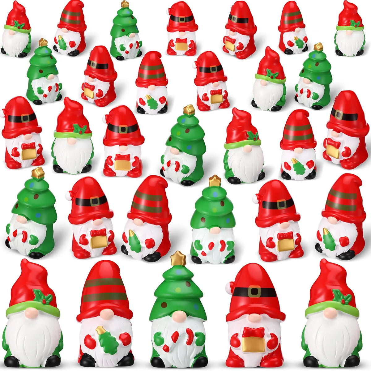 Gejoy Mini Gnomes Figures to Hide Supper Miniature Gnome Statues Cute Little Gnomes Ornament Mini 3D Gnomes Decor for Summer Holiday to Hide and Seek Game Home Decoration Essentials,Halloween Gift