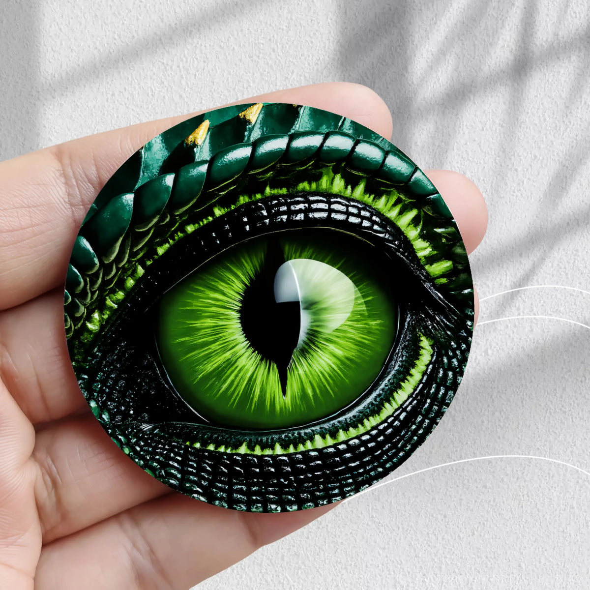1pc/3pcs Dragon Eye Fridge Magnet - Vivid 2D Flat Decor for Refrigerator, Home & Office - Ideal Gift for Family & Friends, 2D Flat,sohochic