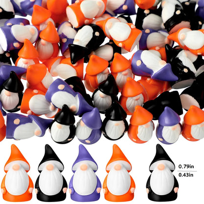 Gejoy Mini Gnomes Figures to Hide Supper Miniature Gnome Statues Cute Little Gnomes Ornament Mini 3D Gnomes Decor for Summer Holiday to Hide and Seek Game Home Decoration Essentials,Halloween Gift