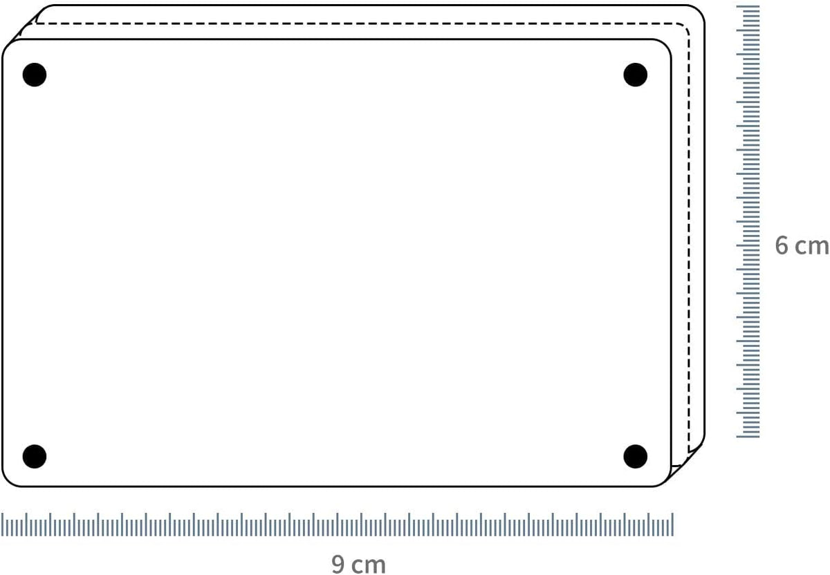 ONE WALL 10 Pack Acrylic Fridge Magnetic Frame, 2.36x3.54 Polaroid Frame