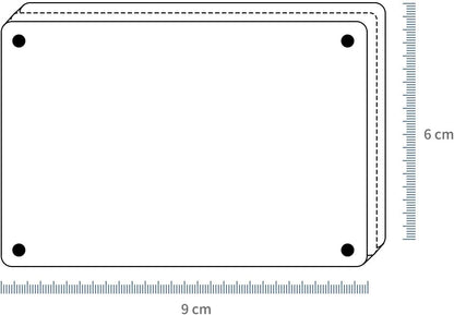 ONE WALL 10 Pack Acrylic Fridge Magnetic Frame, 2.36x3.54 Polaroid Frame