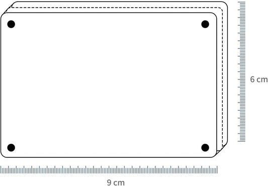 ONE WALL 10 Pack Acrylic Fridge Magnetic Frame, 2.36x3.54 Polaroid Frame
