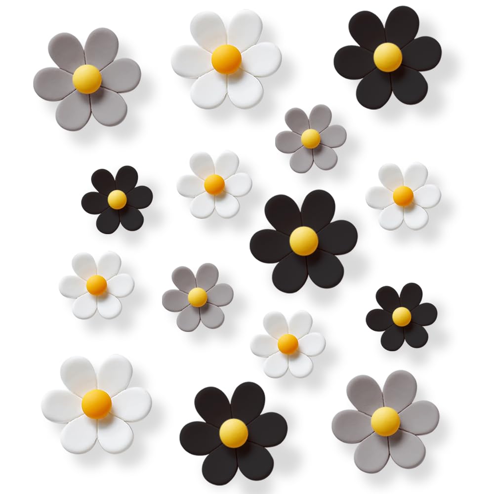 18 pcs - Cute Flower Magnet, Girl Pink Magnet for Fridge and Locker, Whiteboard, and Decoration（18 pcs - Flower-Pink