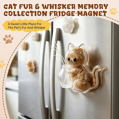 2 Pcs Cute Fridge Magnets Whisker Holder - Transparent Acrylic Magnetic Item, Refrigerator Decorating Magnets, Home Supplies Gift for Cat Owners