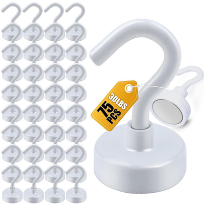 DIYMAG Magnetic Hooks 20pcs 30lbs+ Cruise Essentials 2026 Magnet Hook