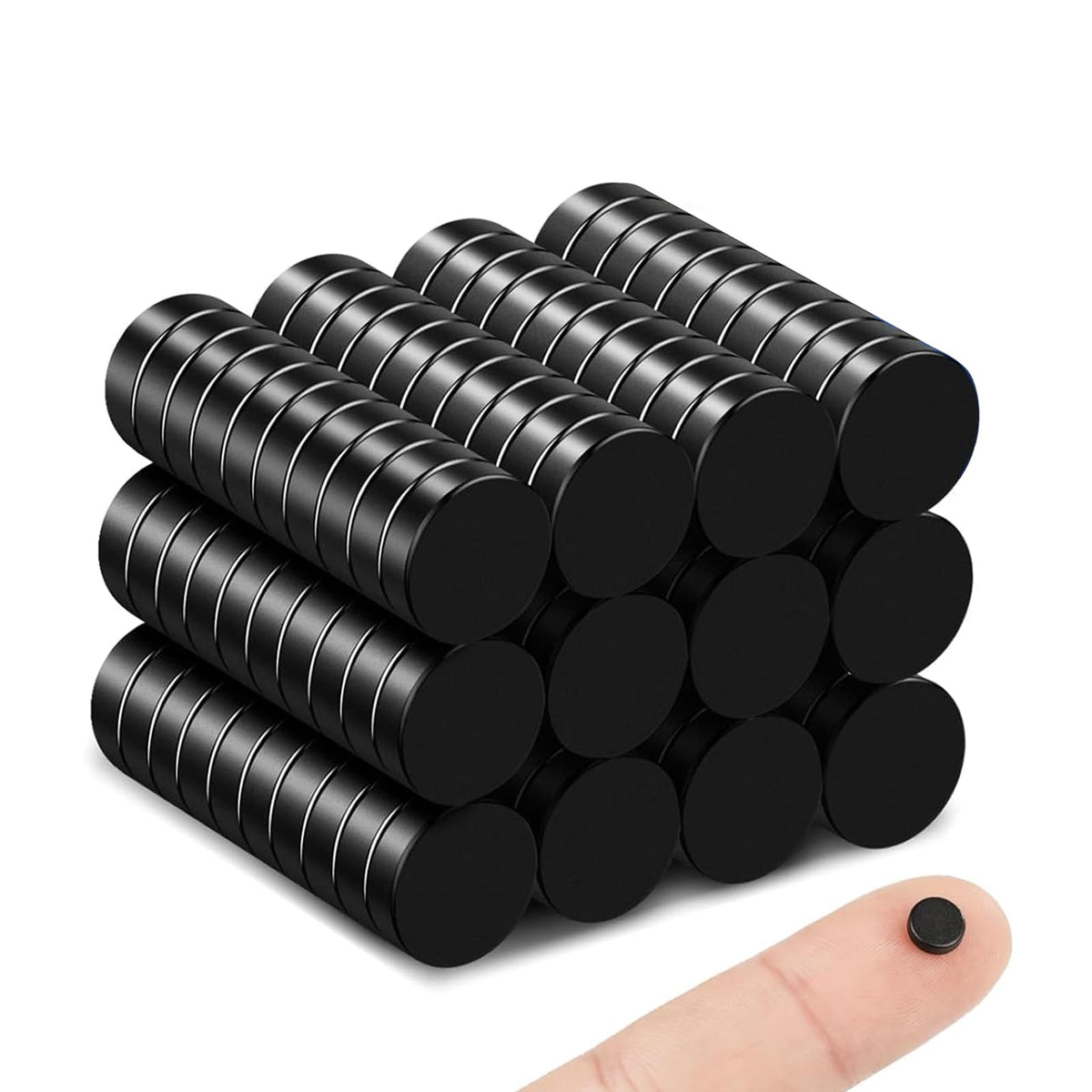 50 Pcs Neodymium Magnets, 10x3mm Tiny Round Disc Refrigerator Magnets