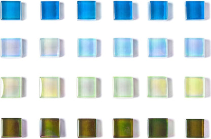 Zreal Fridge Magnets, Cute 24 Pack Colorful Glass Refrigerator Magnets