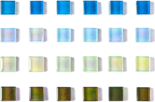 Zreal Fridge Magnets, Cute 24 Pack Colorful Glass Refrigerator Magnets