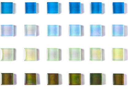 Zreal Fridge Magnets, Cute 24 Pack Colorful Glass Refrigerator Magnets
