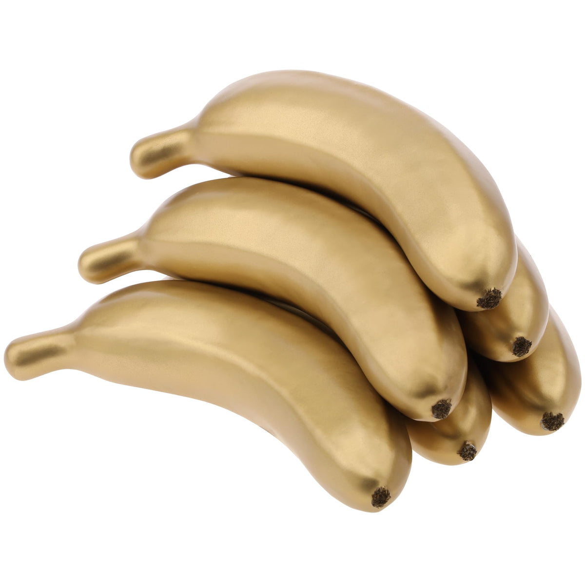 6pcs Fake Gold Pear Decoration,Realistic Artificial Gold Fruit