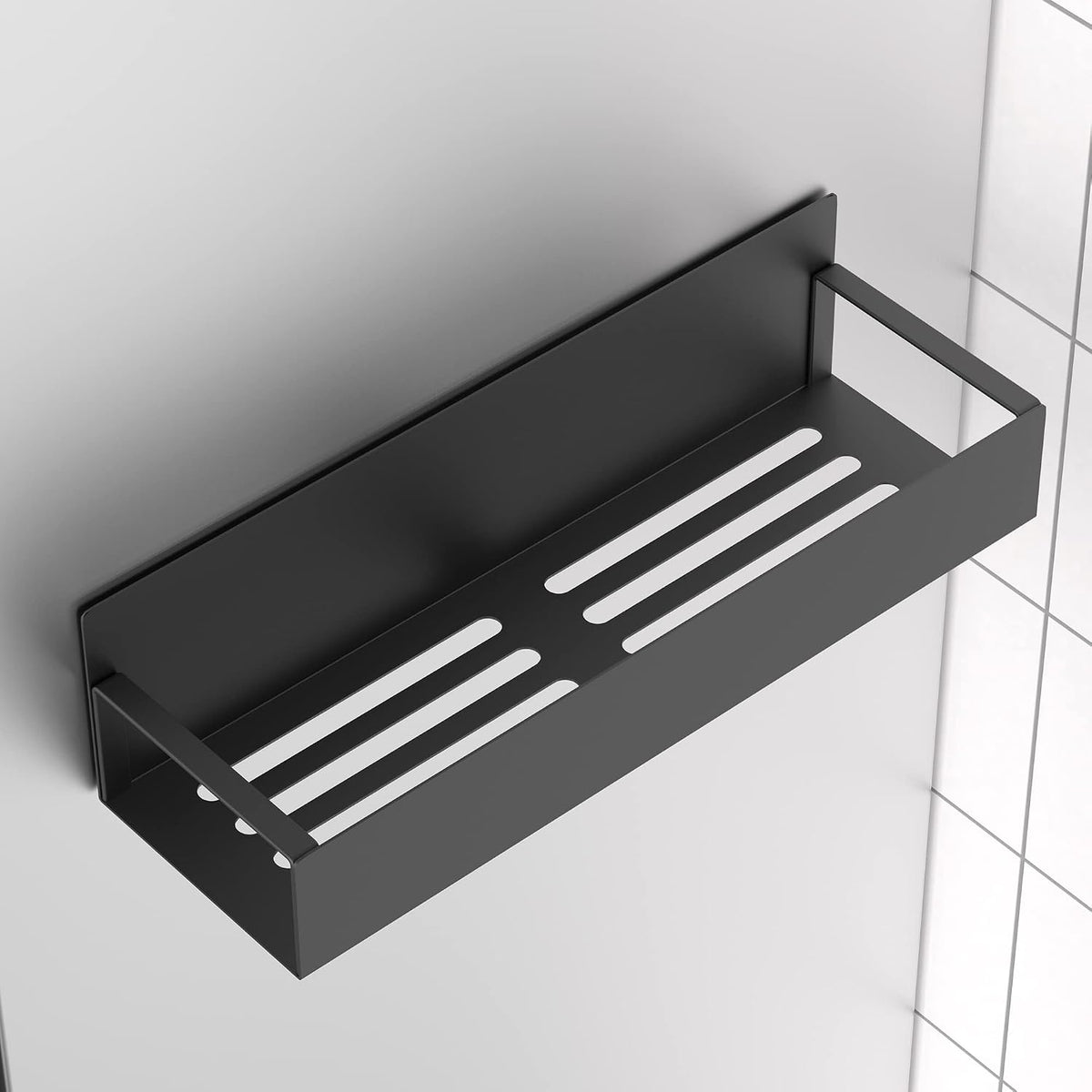 HuggieGems Metal Magnetic Spice Rack for Refrigerator Black, 4 Pack