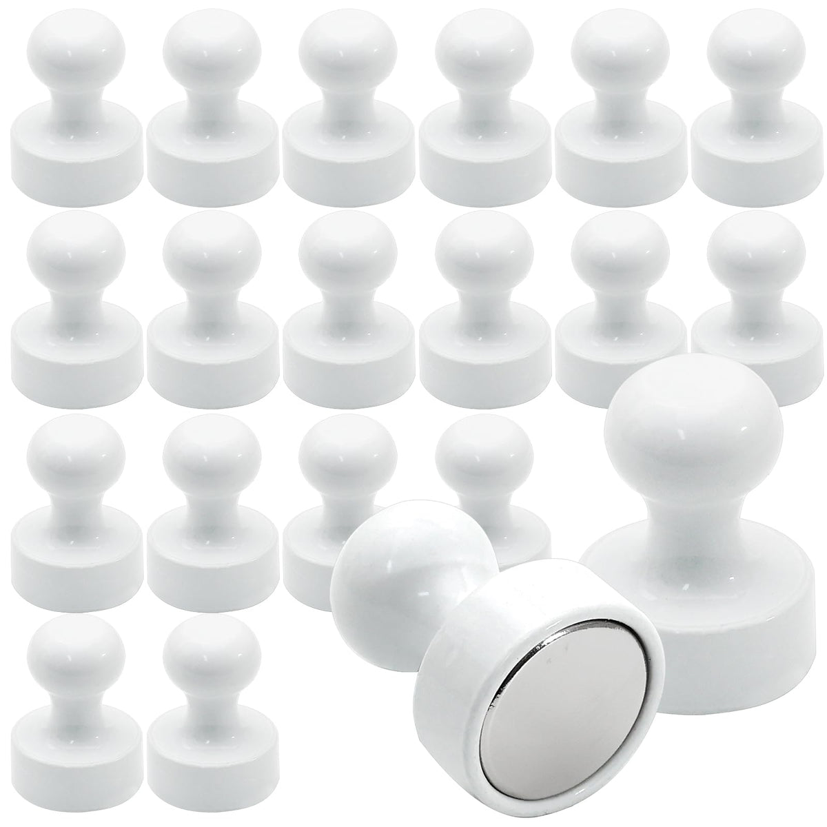 LOVIMAG Fridge Magnets 20 Pack Magnet Refrigerator Locker Whiteboard Gold