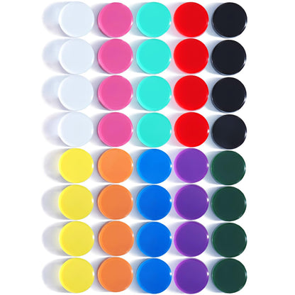 Fridge Magnets, 20PCS 10 Colors Mini Round Heavy Duty for Whiteboard