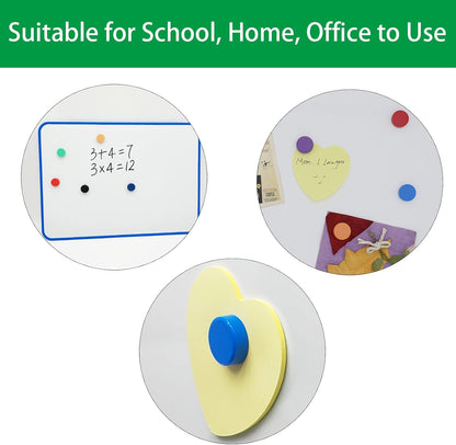 Fridge Magnet 20 Pack 10 Colors Strong for Whiteboard, Locker & Map