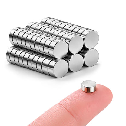 SMARTAKE 45 Pcs Refrigerator Magnets, 10x2.6mm Small Fridge Magnets, Gold