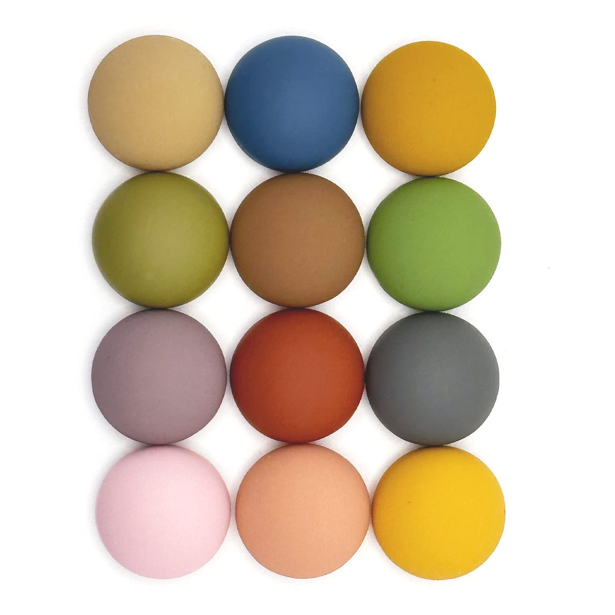 12PCS Strong Colorful Decorative Cute Matte Fridge Magnets