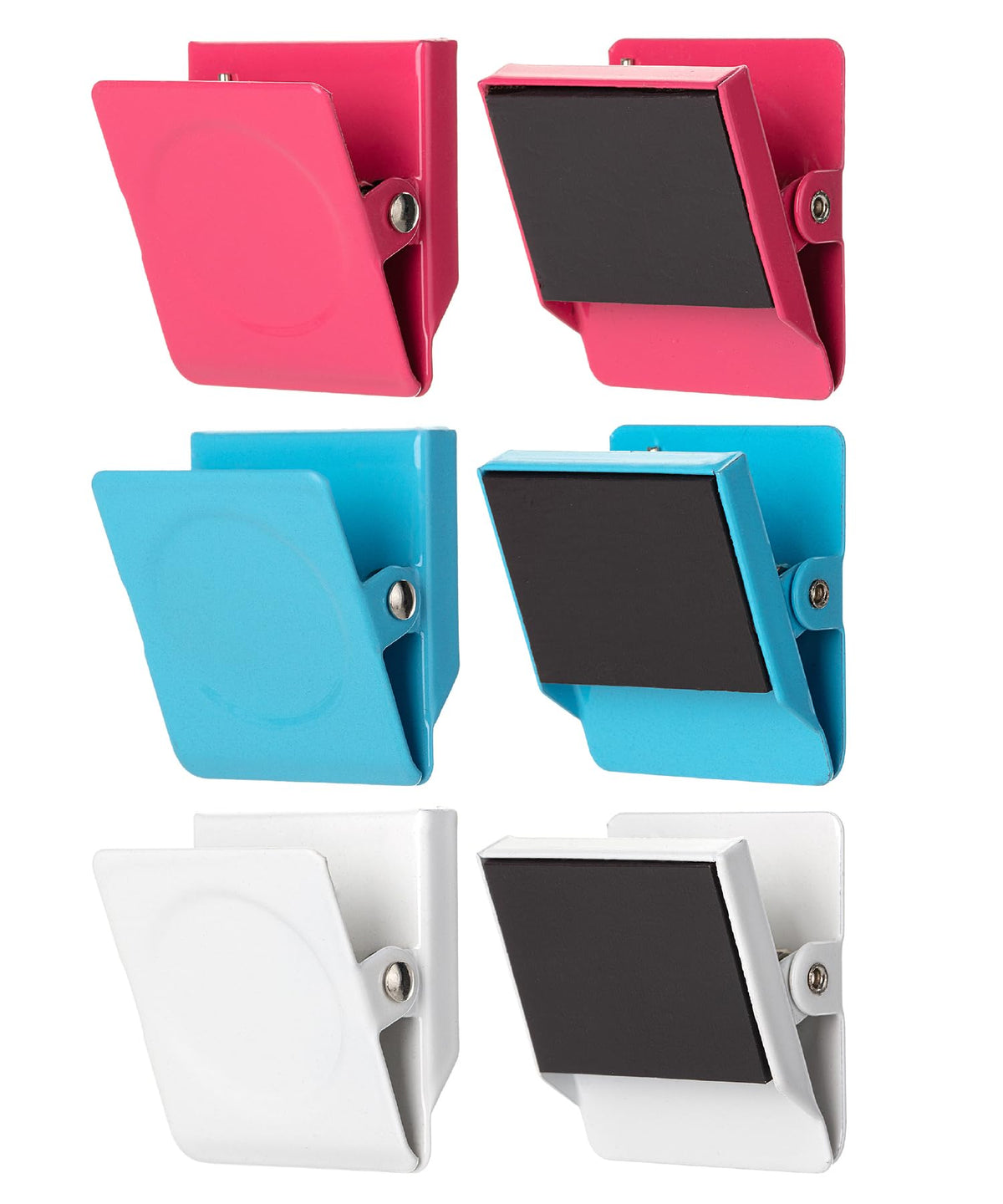 Mr. Pen- Magnetic Clips, 8 pcs, Assorted Color, 1.2”, Metal Clips