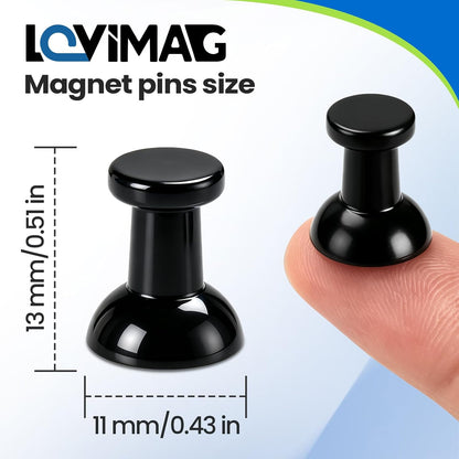 LOVIMAG Fridge Magnets 20Pcs Refrigerator Whiteboard Small Strong Magnet