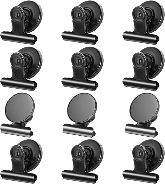 Grtard 12 Pack Magnetic Clips, Fridge Magnets Refrigerator Magnets