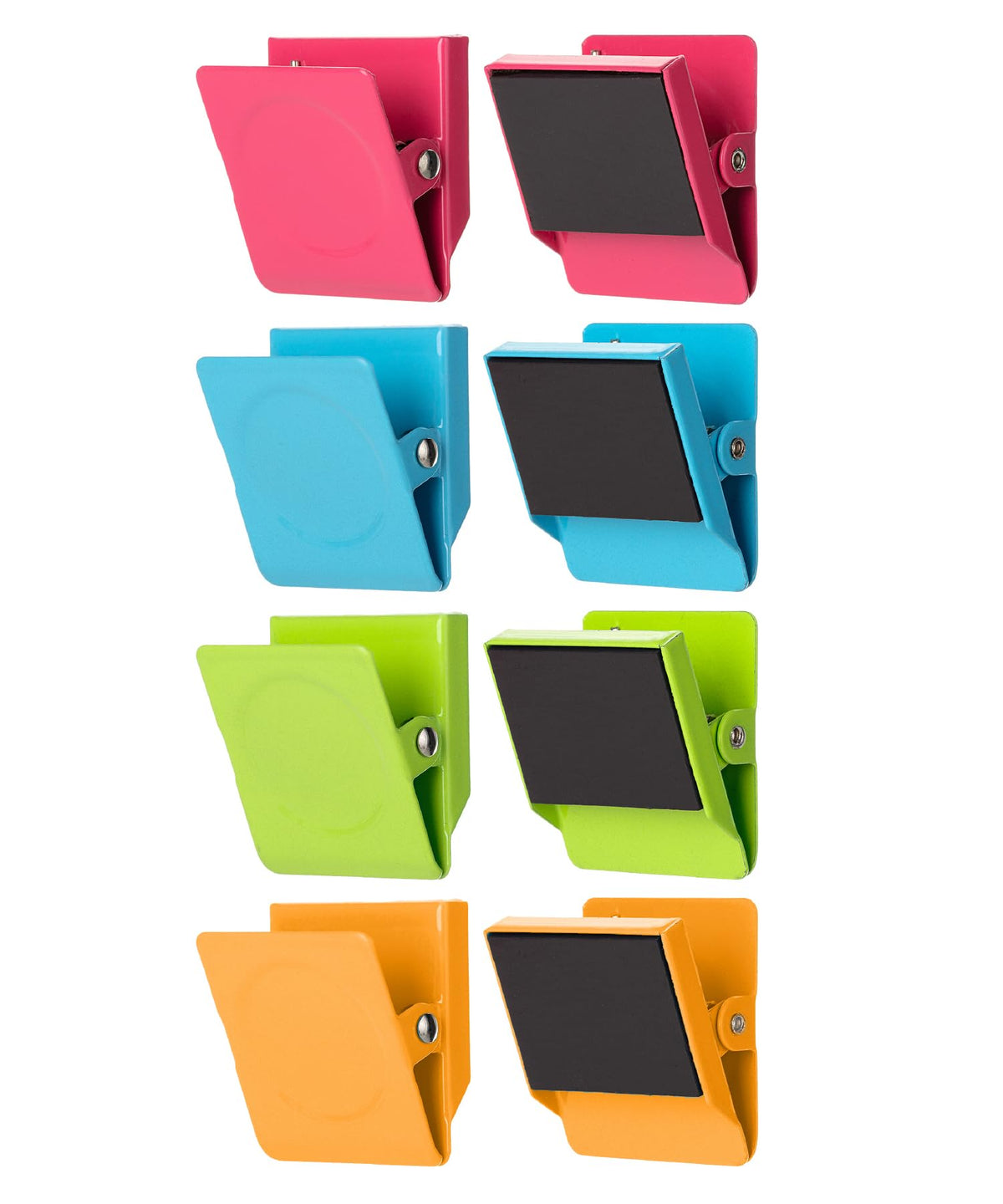 Mr. Pen- Magnetic Clips, 8 pcs, Assorted Color, 1.2”, Metal Clips