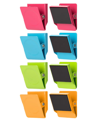 Mr. Pen- Magnetic Clips, 8 pcs, Assorted Color, 1.2”, Metal Clips