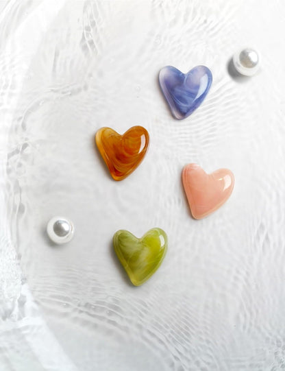 Mymazn 12Pcs Cute Fridge Magnets, Refrigerator Magnets, Heart