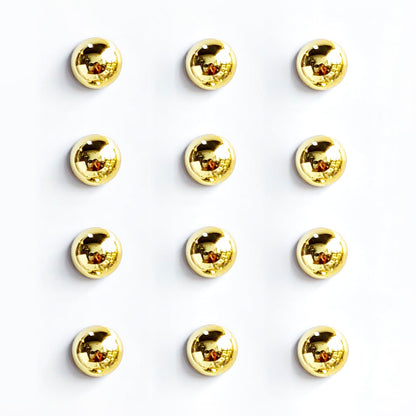 Silver Fridge Magnets 12PCS Small Round Magnet for Refrigerator