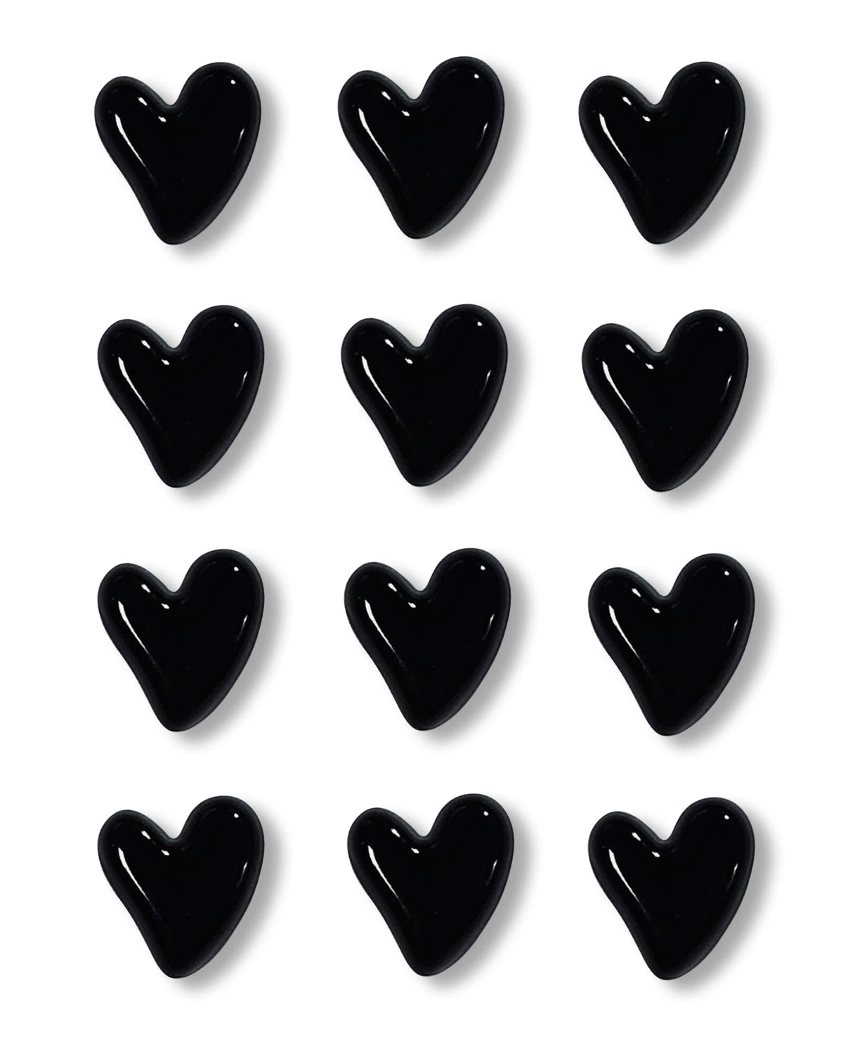 18 Pcs Cute Heart Decorative Magnets，Gold Fridge Magnets，Home Kitchen Magnets Set Decorative for Office Whiteboards (18 Pcs - Gold)