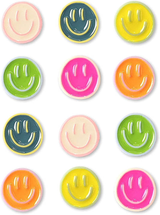 KEYDUACU 12 Pcs Cute Fridge Magnets, Fun Colorful Decorative Magnets for Lockers, Offices, Schools and Homes(12 Pcs - Mixed)