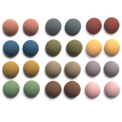 12PCS Strong Colorful Decorative Cute Matte Fridge Magnets