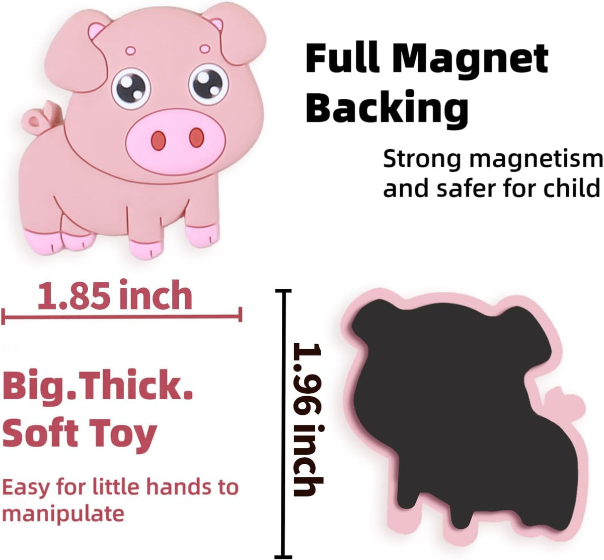 SUPINEEDO Refrigerator Magnets for Kids, Fridge Magnet for Toddlers 1-3