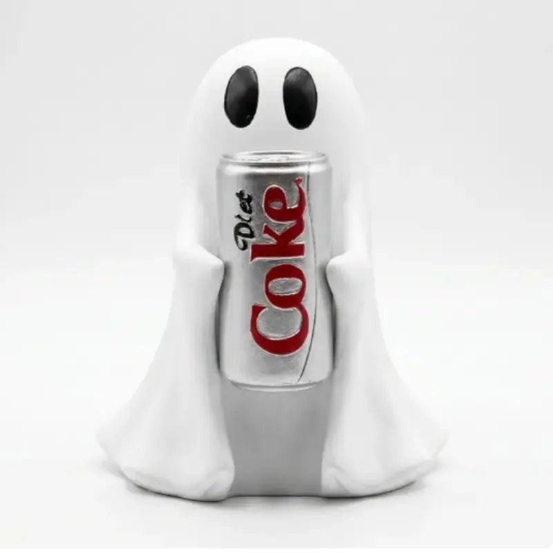 Ghost Handheld Drink Resin Craft Decoration, Home Decor Ornament, Mini Sculpture, Halloween Decor, Gift Idea, Cute Desk Decor, Small Decorative Item