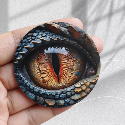 1pc/3pcs Dragon Eye Fridge Magnet - Vivid 2D Flat Decor for Refrigerator, Home & Office - Ideal Gift for Family & Friends, 2D Flat,sohochic