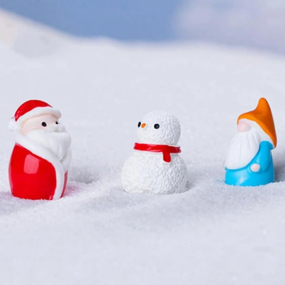 9PCS Mini Gnome Figurines Miniature Gnome Figurines Resin Miniature Gnomes Statues Table Decorative Centerpiece for Fairy Garden Shelf Table Home Plant Pots Decor