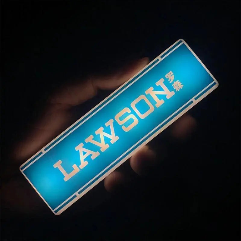 Magnetic Family Mart Hand Touch LED Refrigerator Sticker Lawson Convenience Store Luminous USB Fridge Stickers Home Decoration