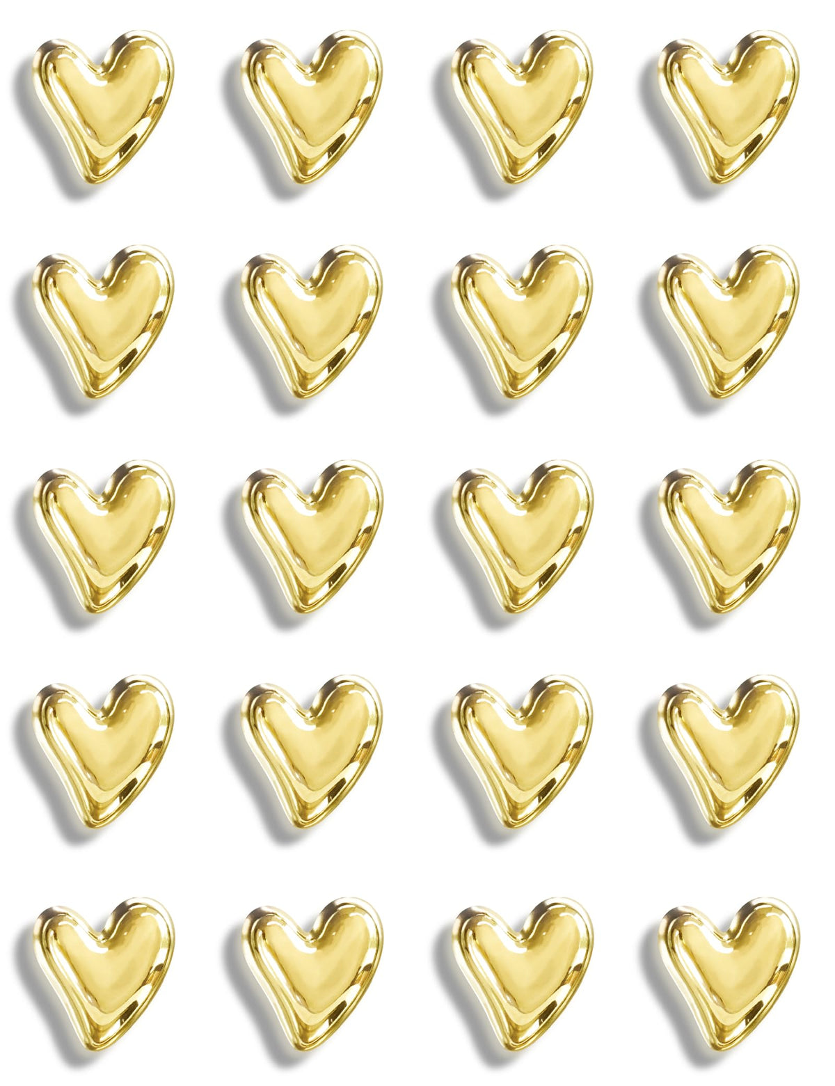 Mymazn 12Pcs Cute Fridge Magnets, Refrigerator Magnets, Heart