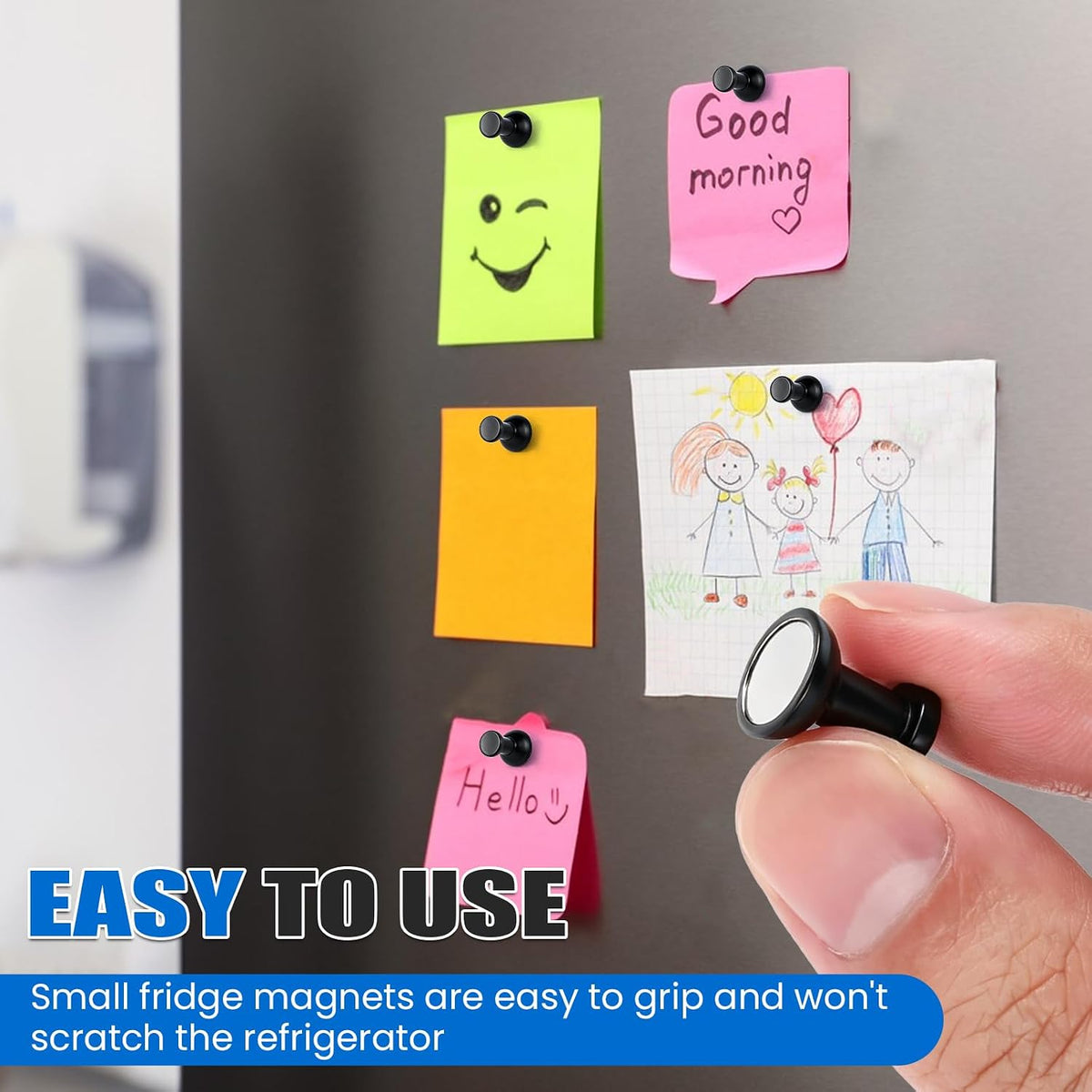 LOVIMAG Fridge Magnets 20Pcs Refrigerator Whiteboard Small Strong Magnet