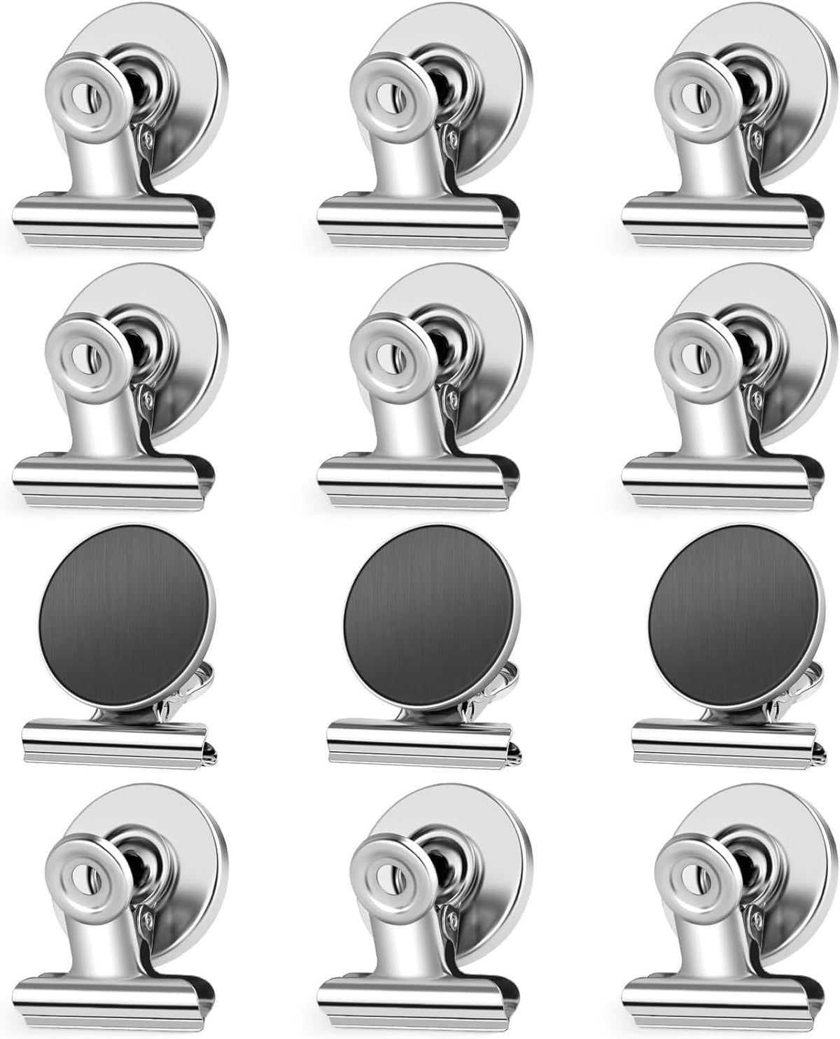Grtard 12 Pack Magnetic Clips, Fridge Magnets Refrigerator Magnets