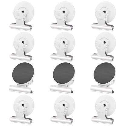 Grtard 12 Pack Magnetic Clips, Fridge Magnets Refrigerator Magnets