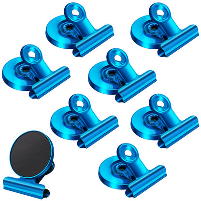 8Pack Fridge Magnets Refrigerator Magnetic Clips for Classroom (Colorful)