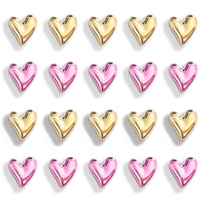 12PCS Refrigerator Magnets Gold Magnets for Fridge 0.83in Small